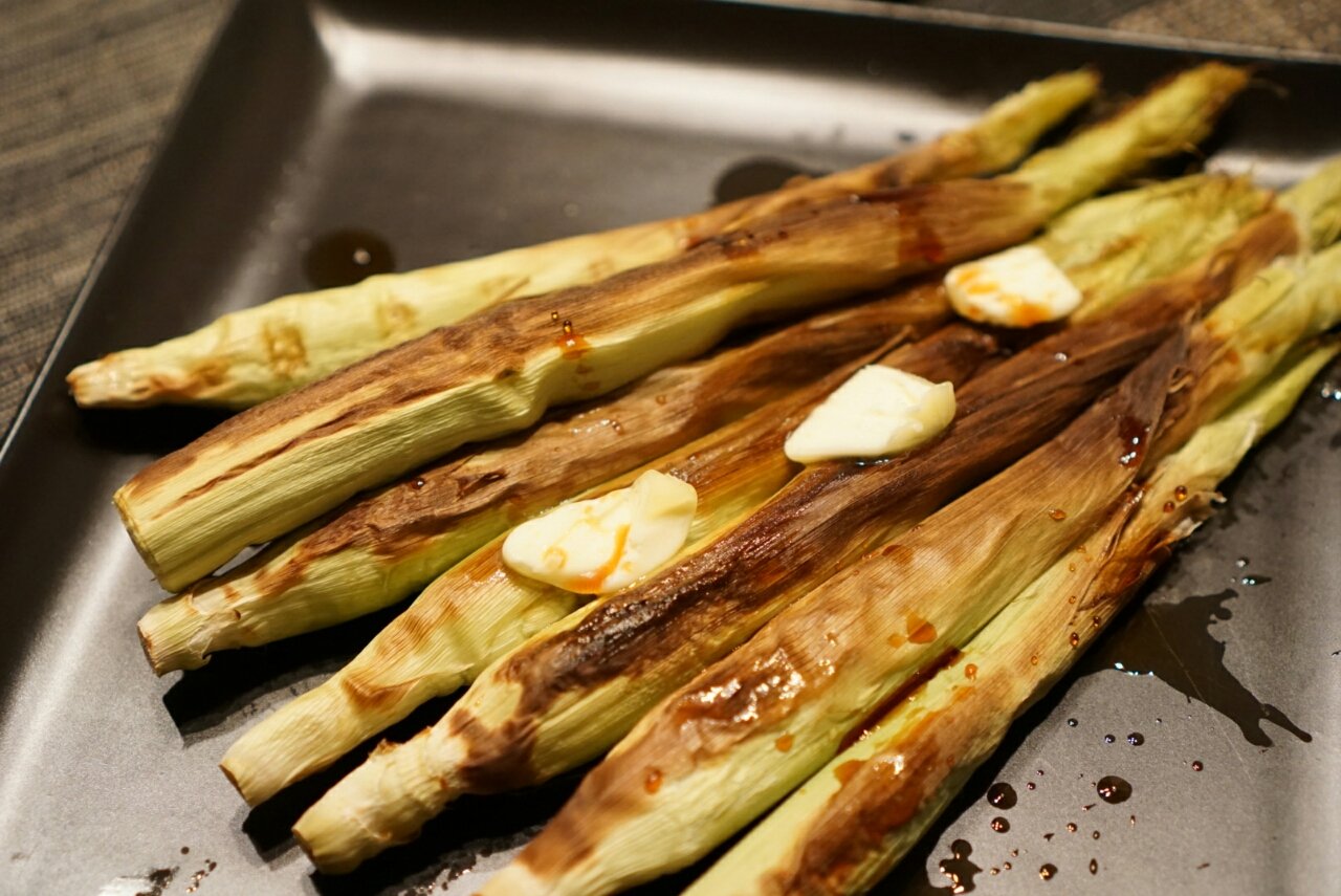 ヤングコーン皮ごと焼いちゃいました お弁当レストラン わっぱ弁当修行ブログ Powered By ライブドアブログ