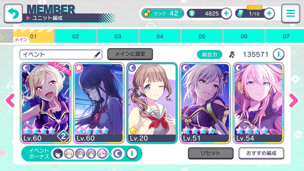 ユニット ランク プロセカ