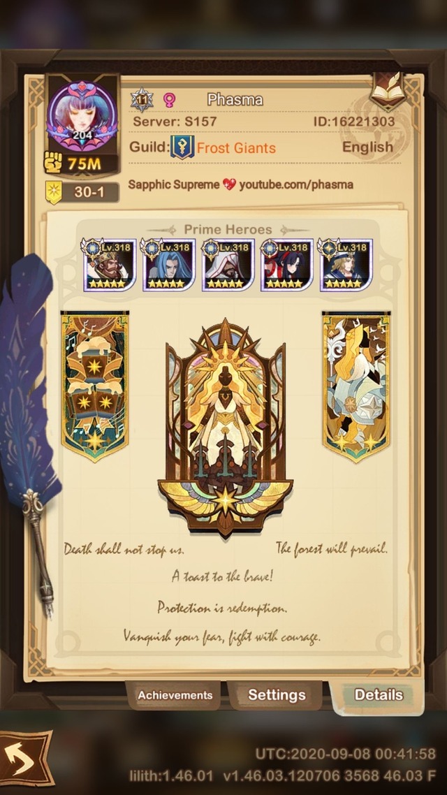 一年続けてりゃVIP11でこうなるらしい【AFKアリーナ】