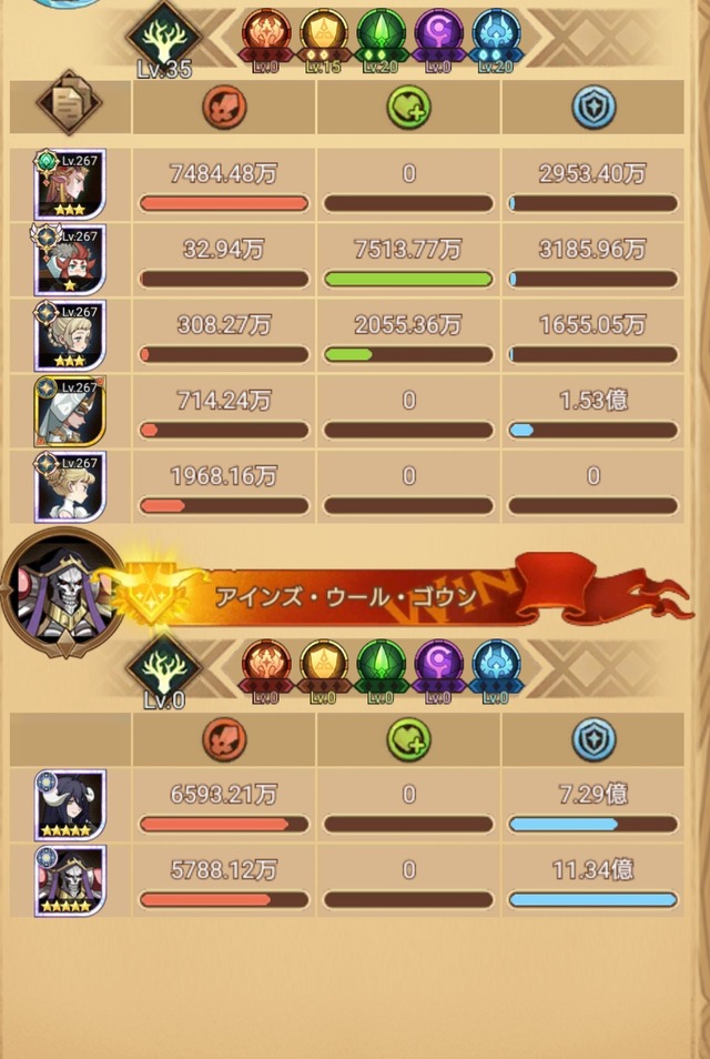 双子なしレン5-4サポ5-0で一億いったからはるね【AFKアリーナ】