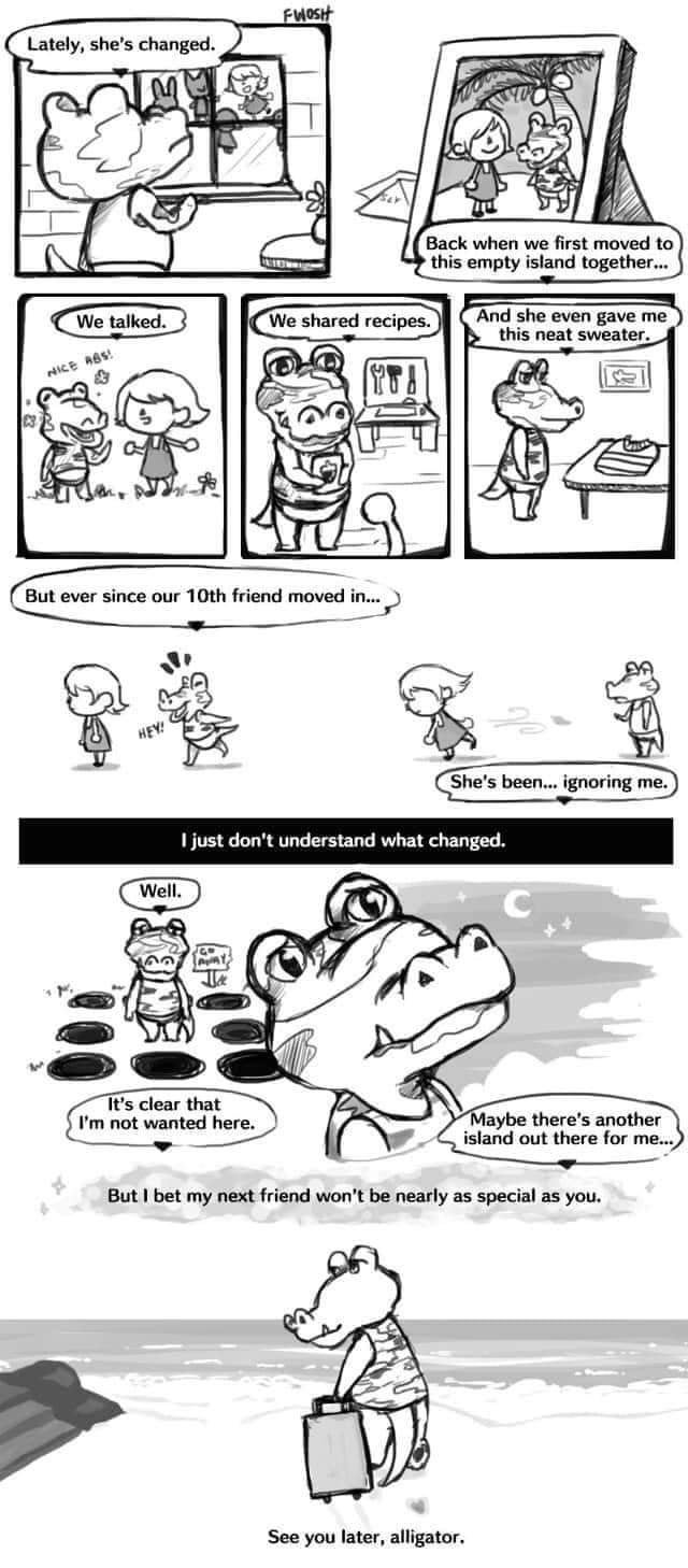 あつ森 海外で上がってるちょっと切ない漫画 泣ける あつまれ どうぶつの森 あつ森まとめ速報 あつまれ どうぶつの森