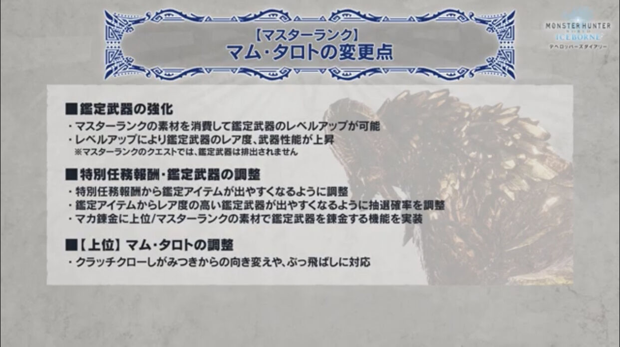 Mhw ソロで上位マム武器収集できるんか アイスボーン モンハン速報まとめラボ モンハンライズまとめ Mhw ソロで上位マム武器収集できるんか アイスボーン モンハン速報まとめラボ モンハンライズまとめ