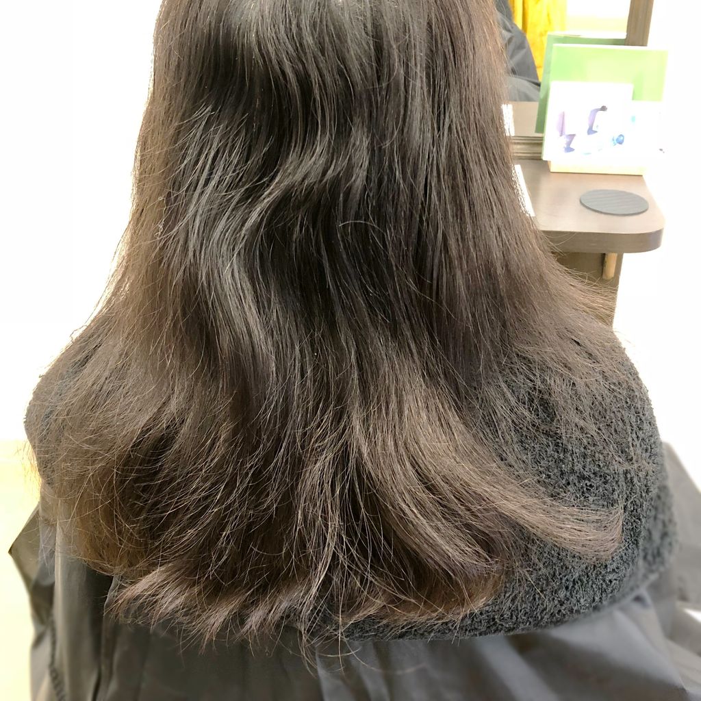スロウカラー 白髪染めピンクｖｅｒ です 広島市南区 美容院 なら Pierce Hair東雲