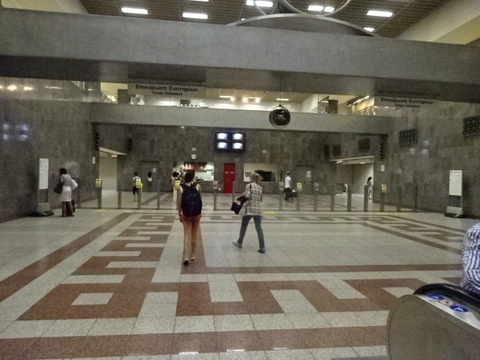 アテネMTシンタグマ駅構内風景201509 (3)