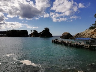 堂ヶ島の遊覧船乗り場