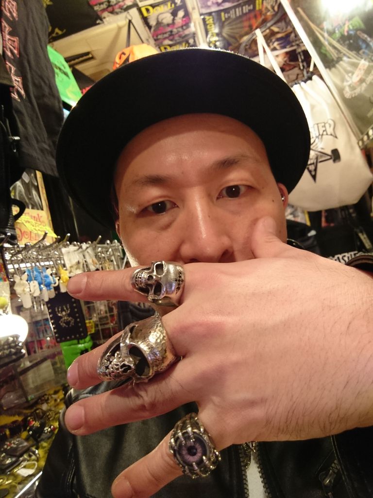 義眼リング 廃盤品義眼リング 血管入り ストレンジフリーク シルバー