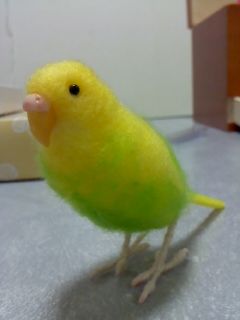 羊毛インコを作ろう!⑤ : 白文鳥P田ピイの日記(T)