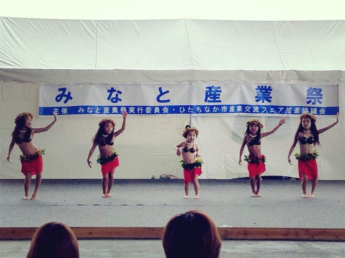 湊産業祭 : フラ・タヒチアンダンス Hulawelina&Temaramanui茨城県水戸市・ひたちなか市