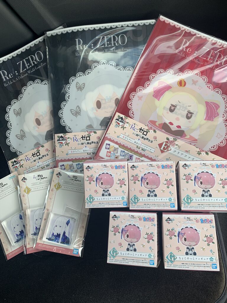 一番くじリゼロ 喜びなさい 両手に花ってヤツよ ピカえもんの遊戯王blog