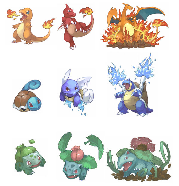 なんでポケモンの御三家って火 水 草なの ピカチュウ電撃速報