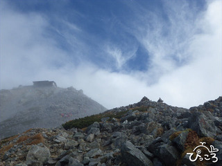 立山登山中