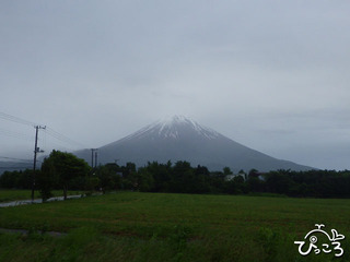 朝霧高原からみた富士山