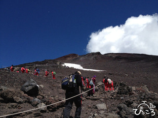 7/30 万年雪@富士山