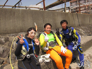 7/25体験ダイビング