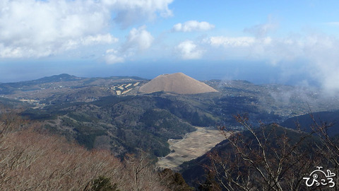 矢筈山からの大室山