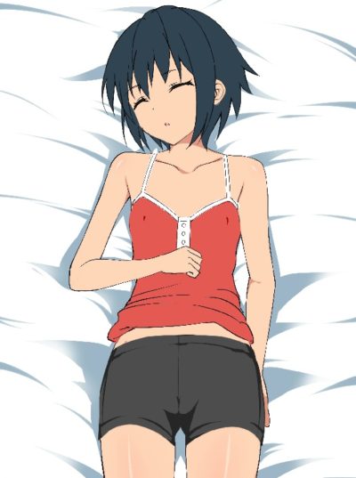 寝ている女の子をクリックで触るシンプルなお触りエロフラッシュ ぴっくんあんてな