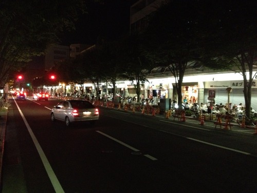 ナイトマーケットでカキ氷