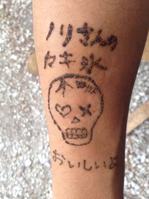 沼津夏祭りはパイロットでカキ氷