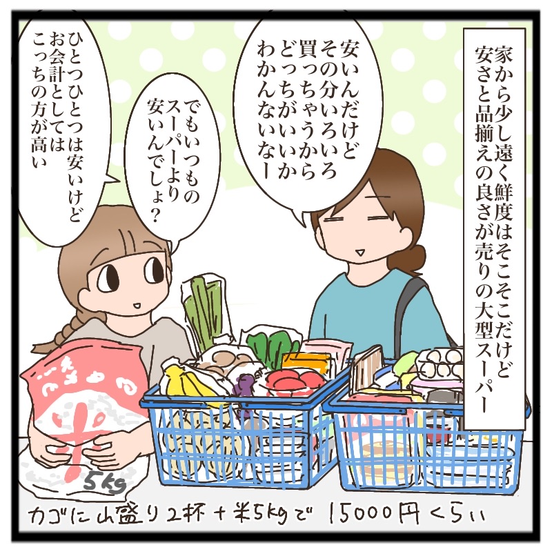 どっちのスーパーがいいのやら : 猫の手貸して Powered by ライブドア