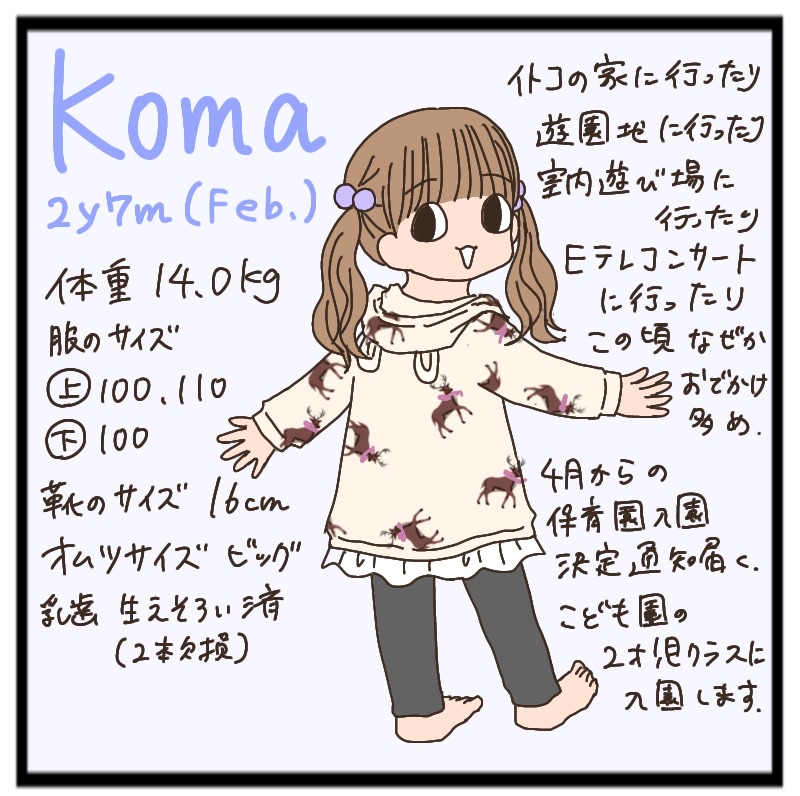 2歳7ヶ月まとめ【成長記録】 : 猫の手貸して Powered by ライブドアブログ