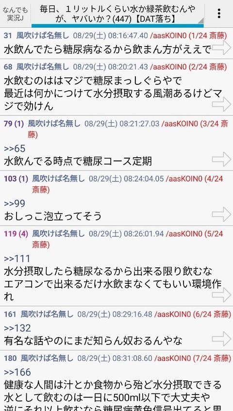 彡 ゚ ゚ 水を飲むと糖尿病になるからマジで危険 まんさんコレクション 彡 ゚ ゚ 水を飲むと糖尿病になるからマジで危険 まんさんコレクション