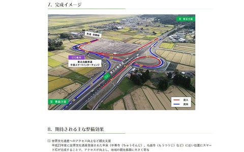 1番乗り平泉スマートインターチェンジ