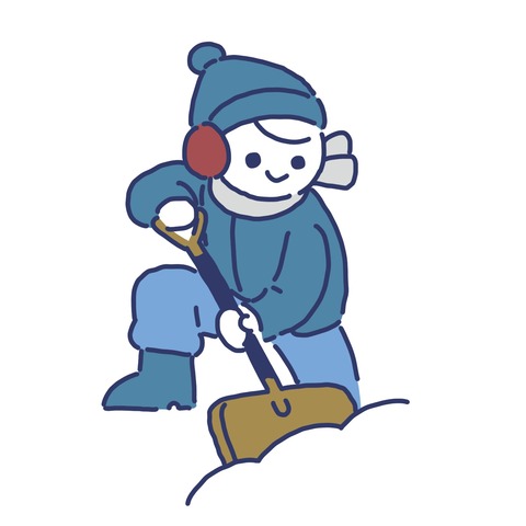 雪かきと筋トレを楽しくする方法ゲーム化