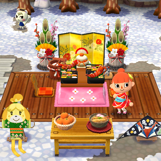 ポケ森イベント おしょうがつ18 のんびりアロマ島生活 タイムトラベラー編 ポケ森イベント おしょうがつ18 のんびりアロマ島生活 タイムトラベラー編