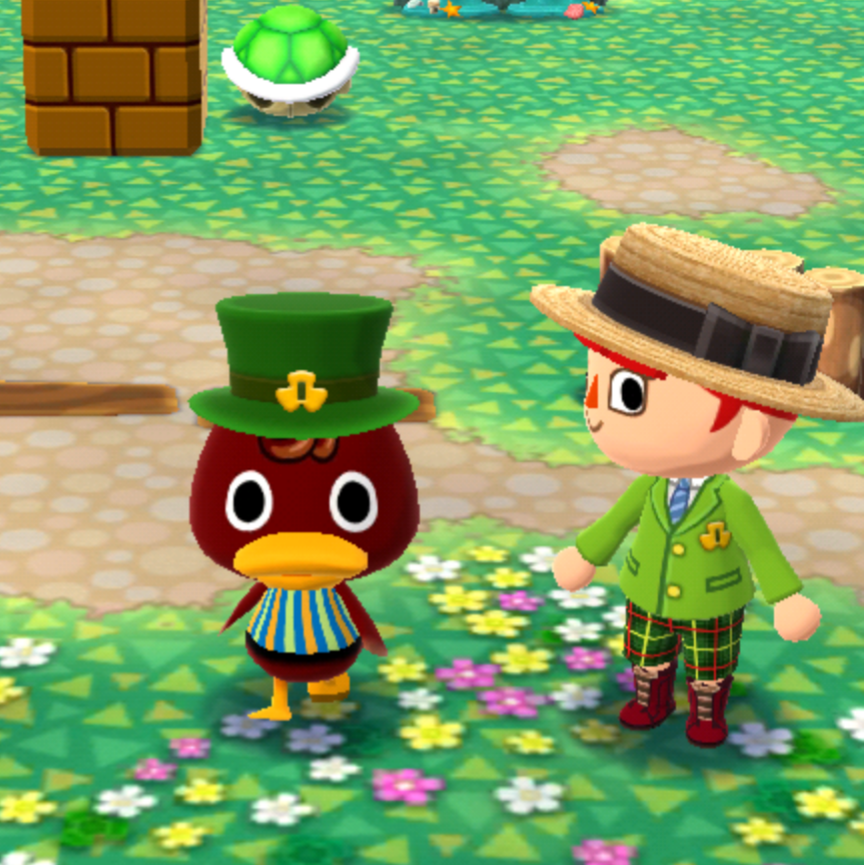 ポケ森 シャムロックハットかわいいね のんびりアロマ島生活 タイムトラベラー編 ポケ森 シャムロックハットかわいいね のんびりアロマ島生活 タイムトラベラー編