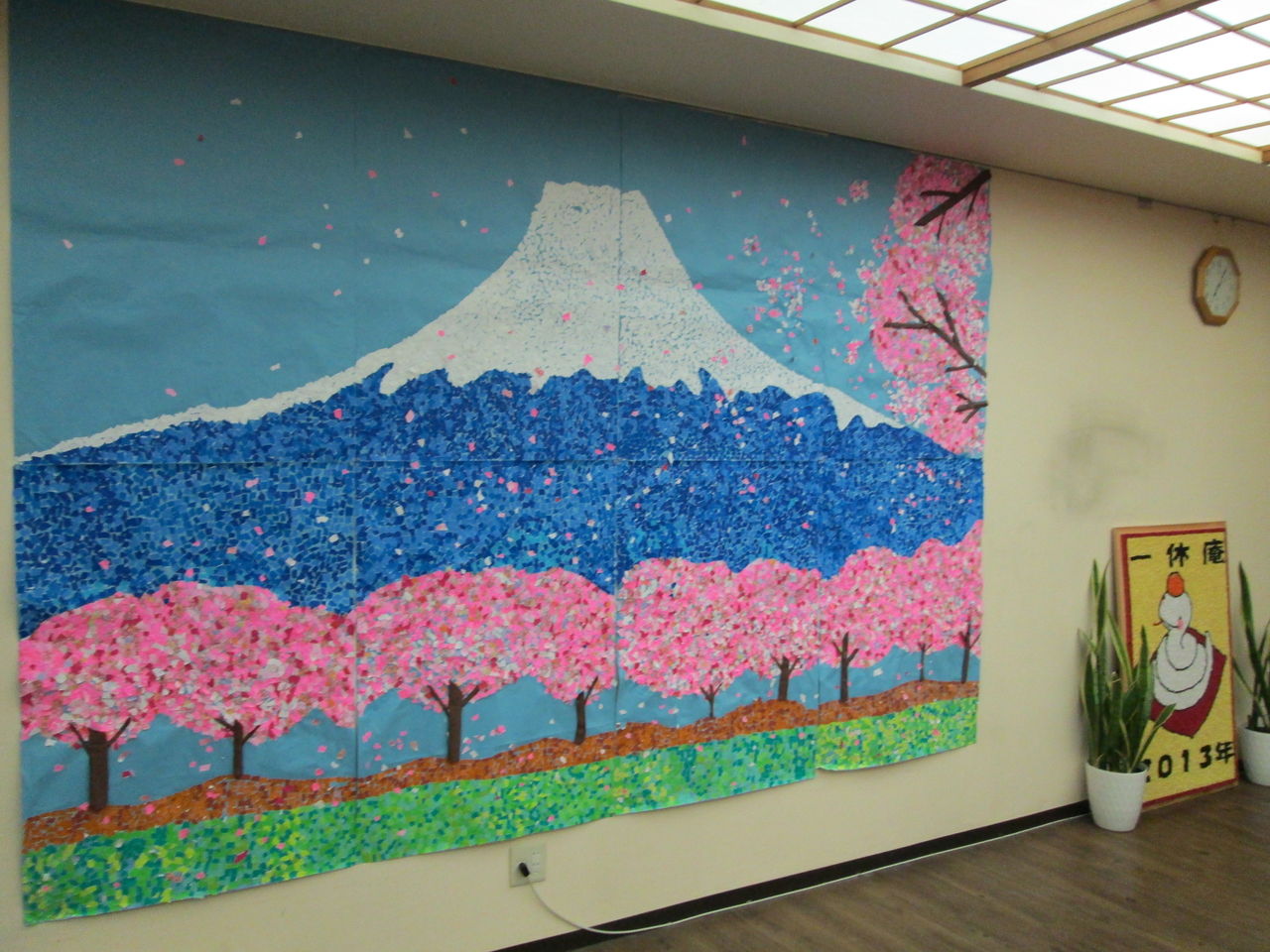 ４月の壁画完成 デイサービスセンター一休庵news