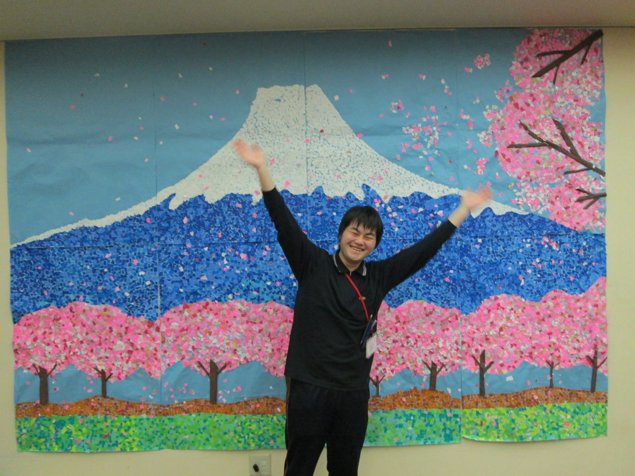 ４月の壁画完成 デイサービスセンター一休庵news