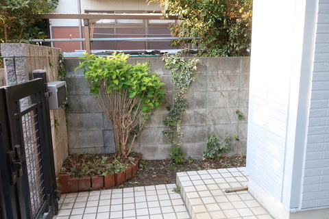 20210410門扉の周り