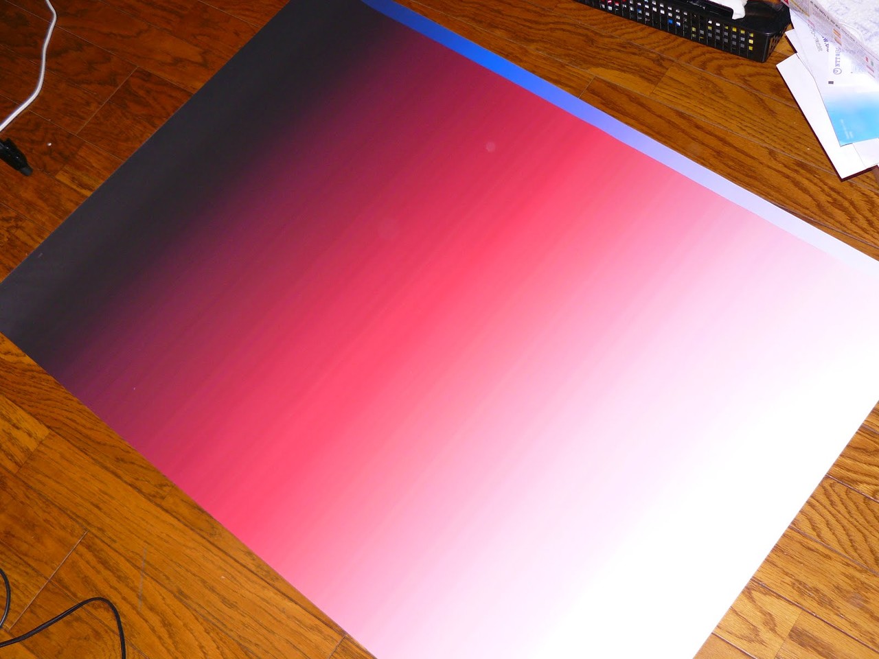 グラデーションペーパーの自作 東村山徒然日記