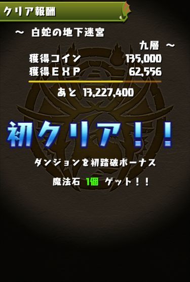 白蛇の地下迷宮９層をニコル ボーラスで挑戦 日々努力 のblog