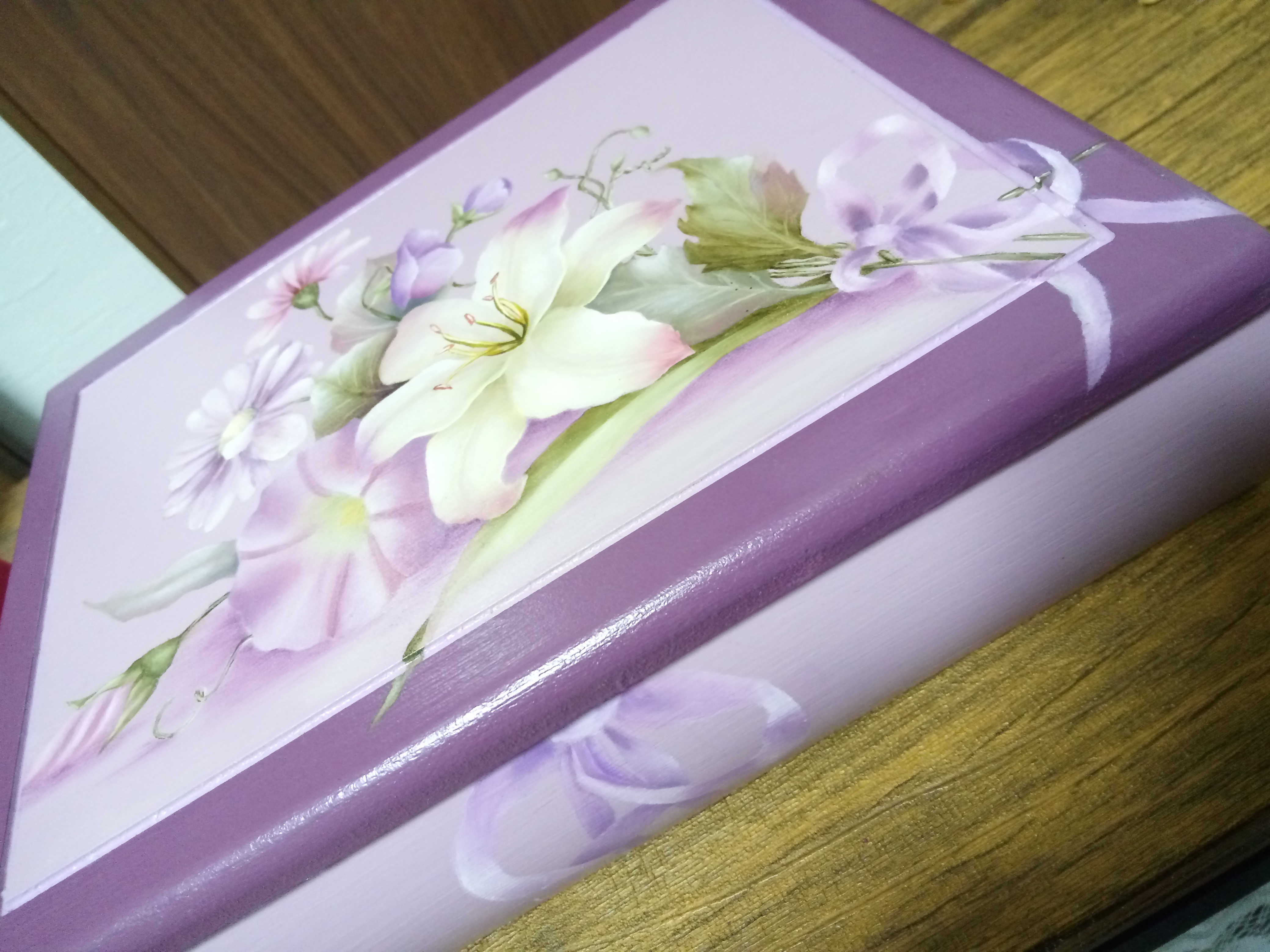 トールペイント 花のように