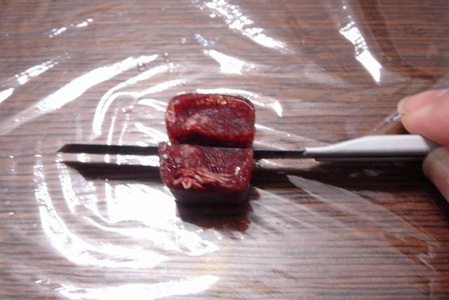 冷凍アカムシの下拵え えびblog