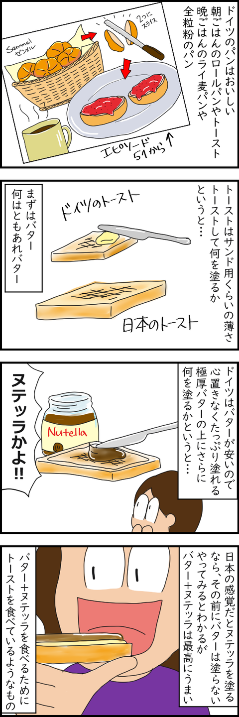 297バターとヌテッラ
