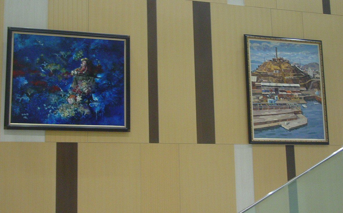 画家越智幸男の油絵 画家越智幸男の油絵