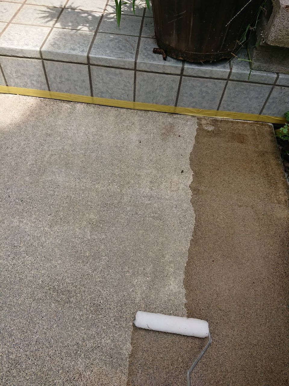 コンクリート駐車場をきれいにする方法 その2 歩野慕野 コンクリート駐車場をきれいにする方法 その2 歩野慕野