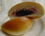 桜餅パン断面