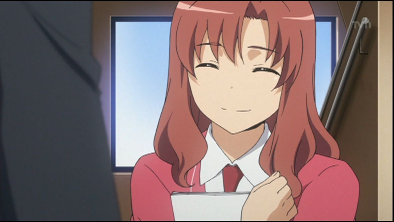 とらドラ 18話 もみの木の下で ぴよあに