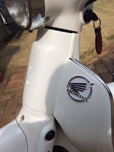 レッグシールドとフロントカバー ライダーはじめました