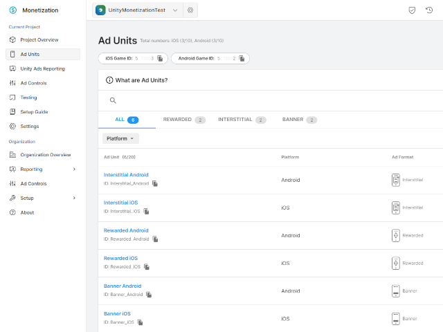 Unitypoint Display Advertisements Unity Monetization(Unity Ads)を導入してバナー広告を表示させる : Piyosaburoのブログ