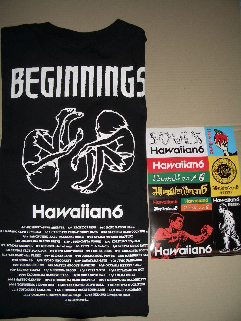 HAWAIIAN6 BEGINNINGS TOUR 2005 Tシャツ サイズM Hawaiian6