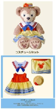 ダッフィー とシェリーメイぬいぐるみ服の型紙と手作り洋服や小物