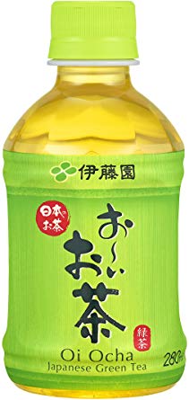 目の前に「おーいお茶」「生茶」「綾鷹」「伊右衛門」があります