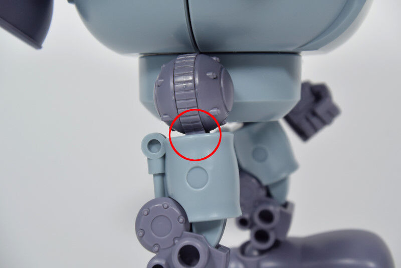 モビルハロ 付け根が白化