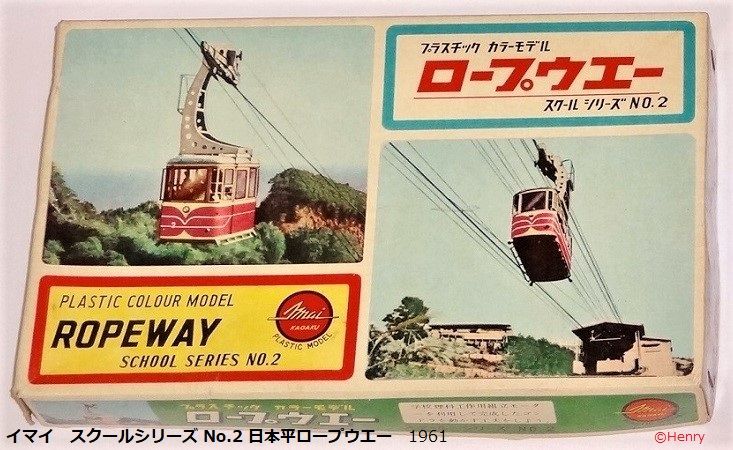 イマイ　発着所つきロープウェイ　プラモデル　箱のみ プラモデルイマイ発着所つきロープウェイ