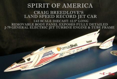 SCALEWORKS SOA63C 書く CRAIG BREEDLOVE'S 1963 SPIRIT OF