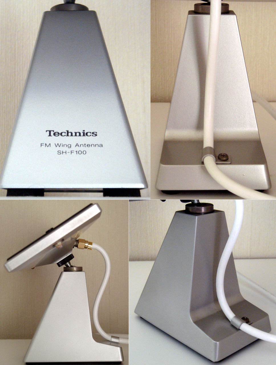 テクニクス ウイング型 室内用FMアンテナ SH-F100 + ブースター SH